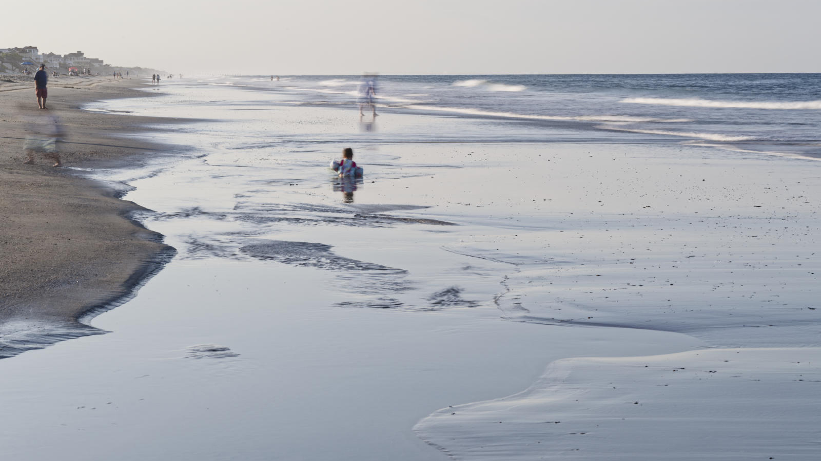 Corolla Beach with long-exposure attempt