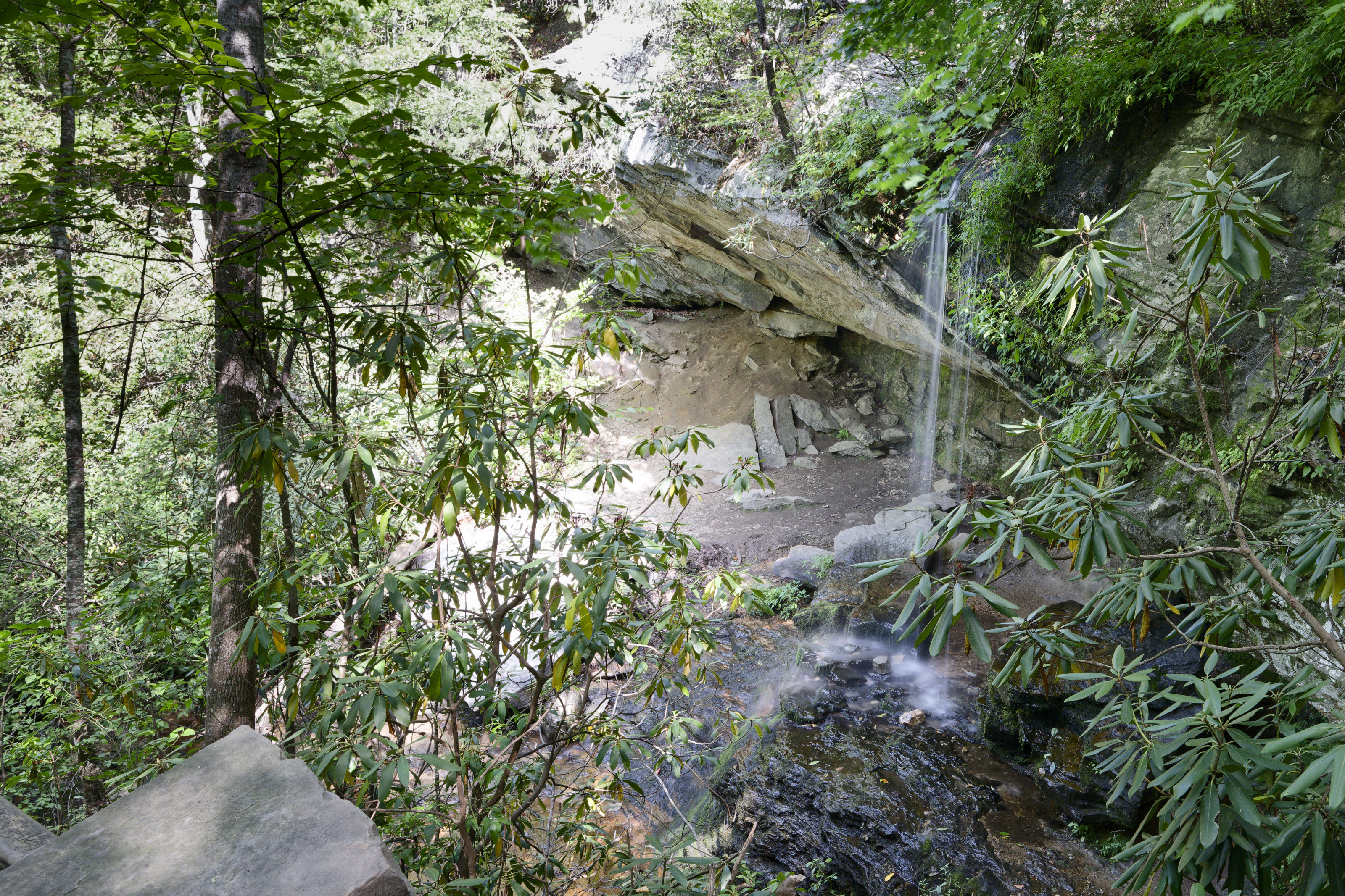 Hidden Falls at Hanging Rock State Park