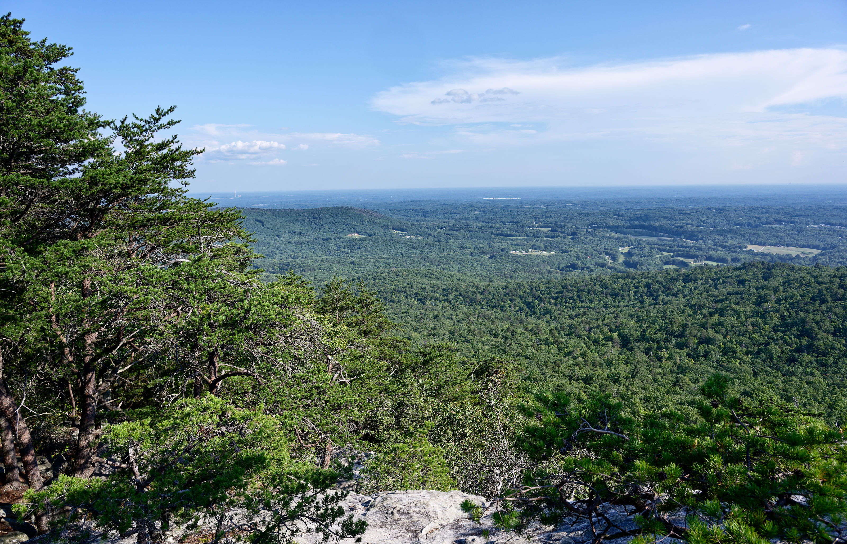Rocky ledge near the Hanging Rock overlook