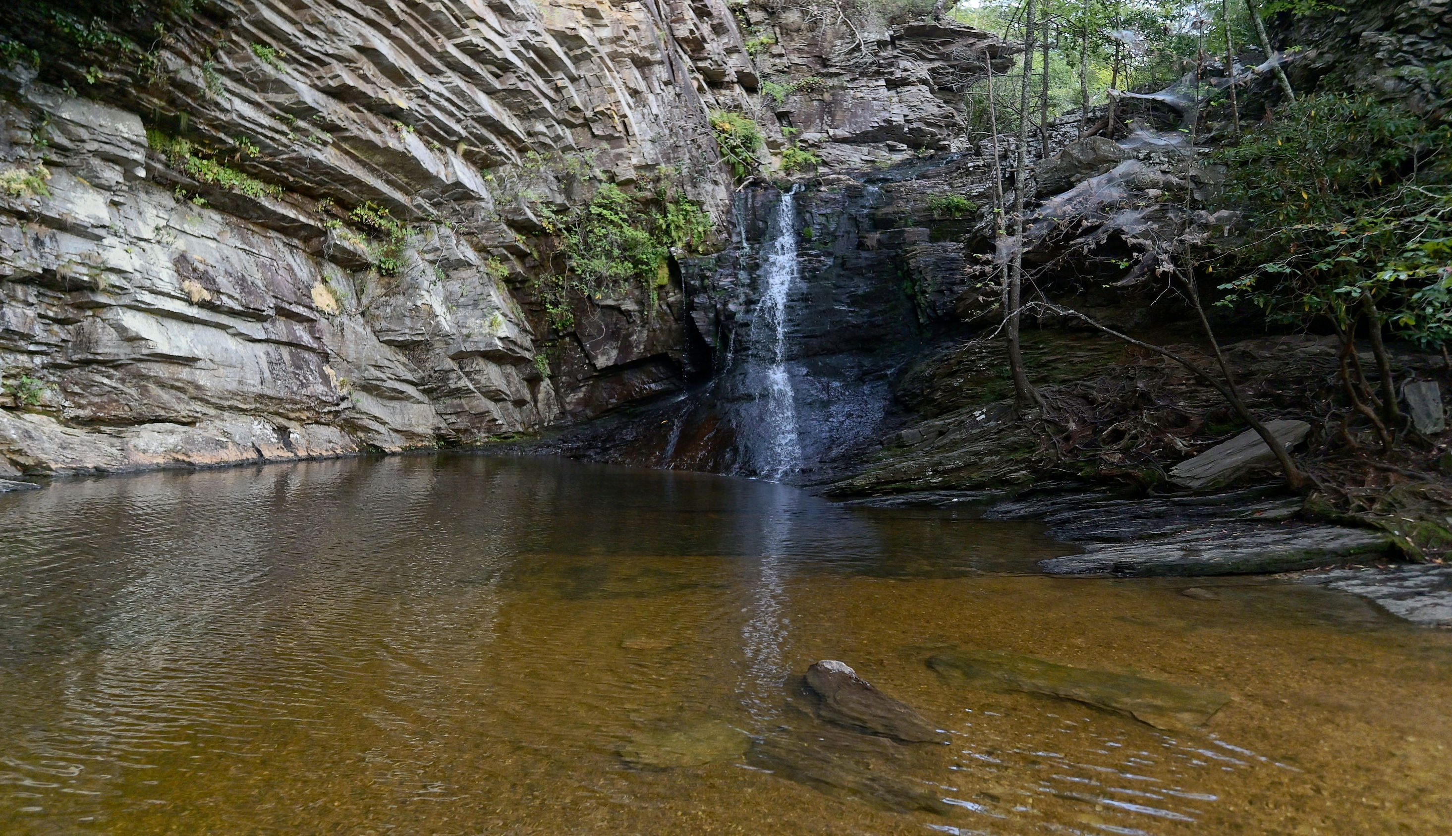 Lower Cascades Falls at Hanging Rock State Park
